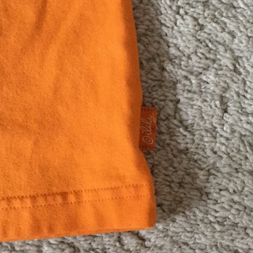 Oilily Tangerine Bright Orange Kids Top & Capri Pants Set Outfit